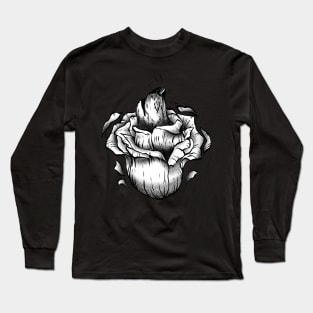 Howl of the Rose Wolf Long Sleeve T-Shirt